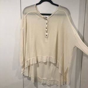 FP High-Low Button Up Long Sleeve